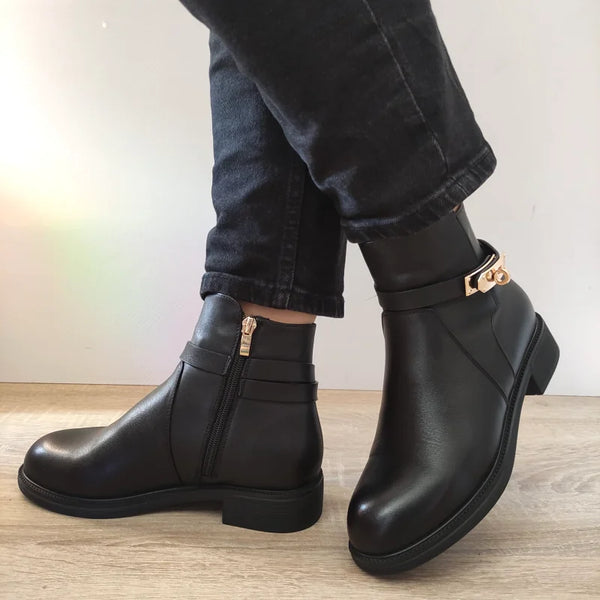 GHETE CASUAL DAMA FORMAZIONE 9570 NEGRE - imagine 5