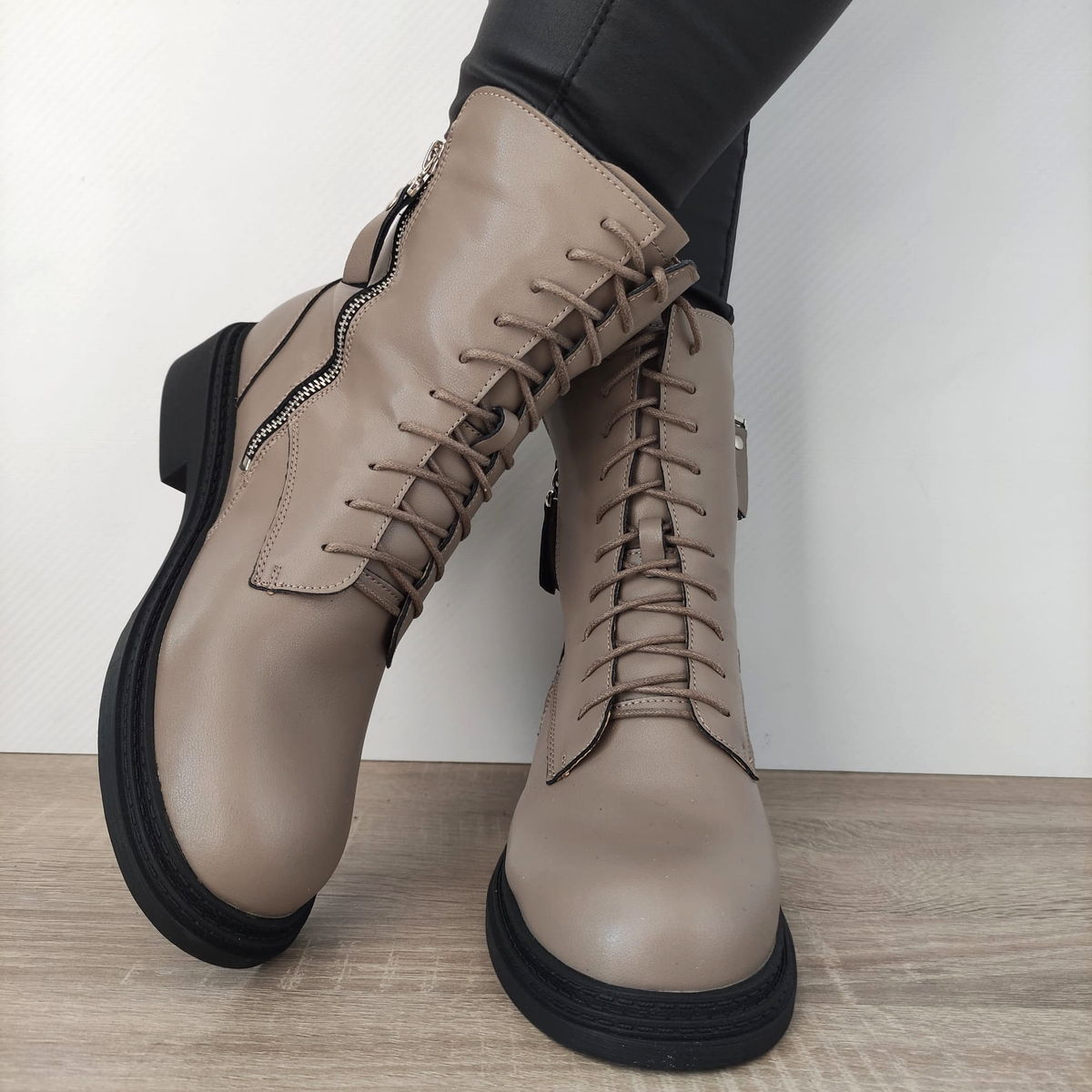GHETE CASUAL DAMA FORMAZIONE D5051E GREJ - imagine 4