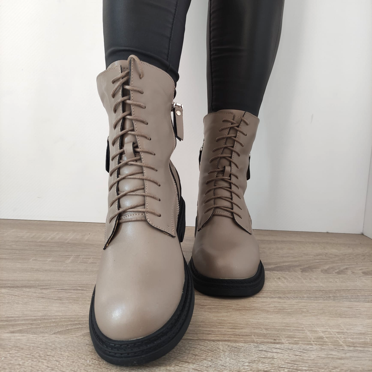 GHETE CASUAL DAMA FORMAZIONE D5051E GREJ - imagine 5