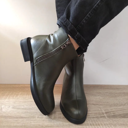 GHETE CASUAL DAMA FORMAZIONE D9193-11 VERDE KAKI