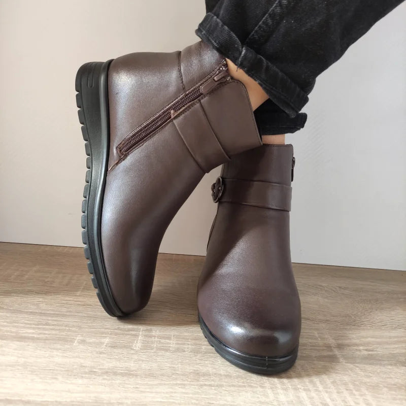 GHETE CASUAL DAMA FORMAZIONE M002 MARO - imagine 4