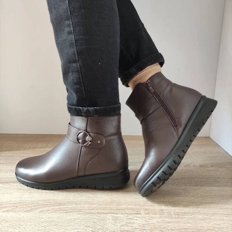 GHETE CASUAL DAMA FORMAZIONE M002 MARO - imagine 2