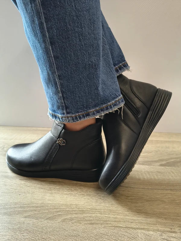 GHETE CASUAL DAMA FORMAZIONE M663 NEGRE - imagine 2