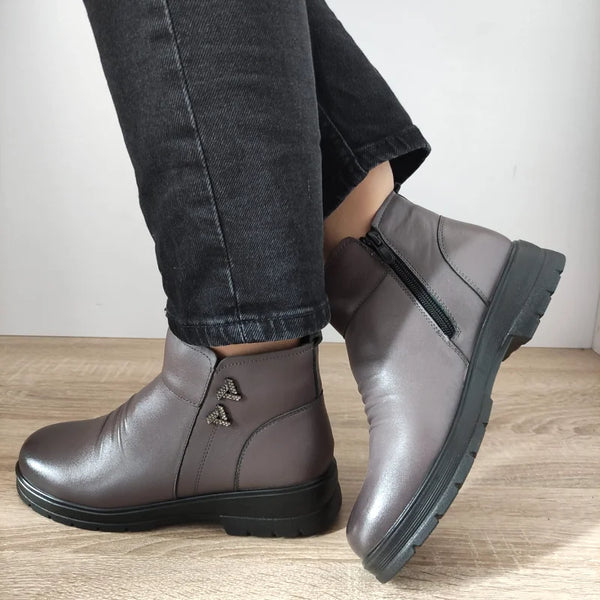 GHETE CASUAL DAMA FORMAZIONE M705 GRI - imagine 2