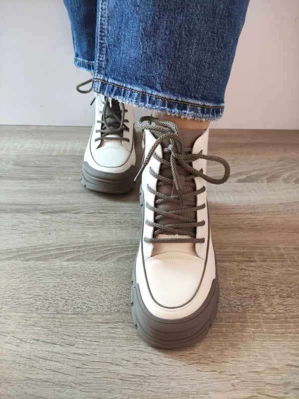 GHETE CASUAL DAMA FRANCO GERARDO 6575-8 CREM