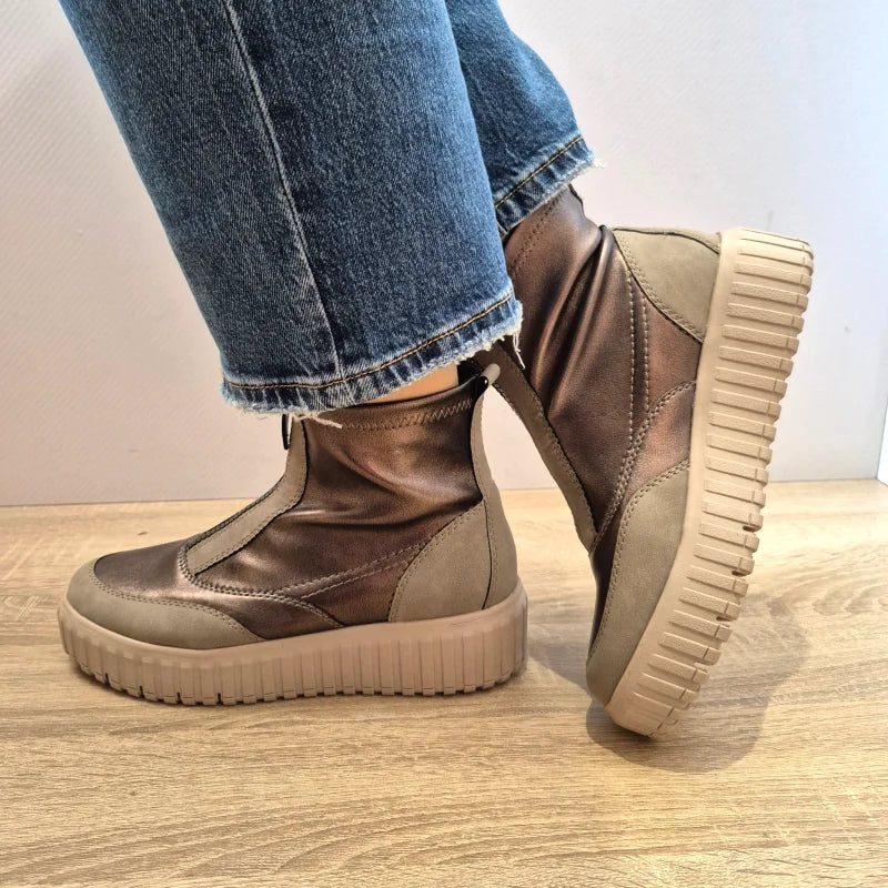 GHETE CASUAL DAMA JANA 25468-45 298 GRI METALIC