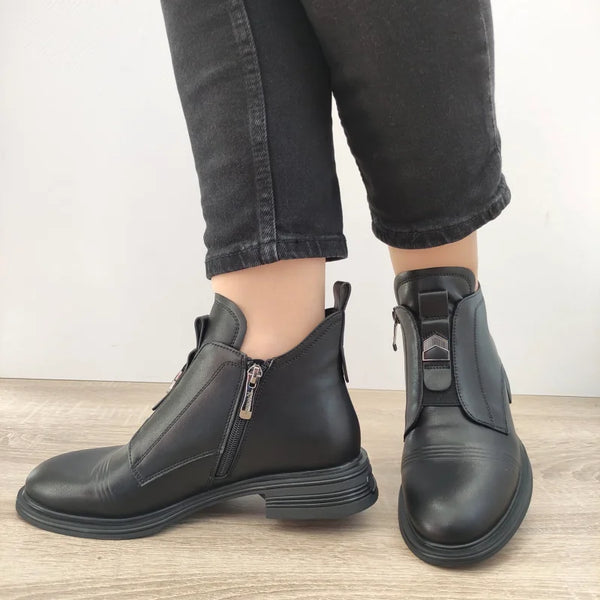GHETE CASUAL DAMA KARISMA 50027A 0-N NEGRE - imagine 3