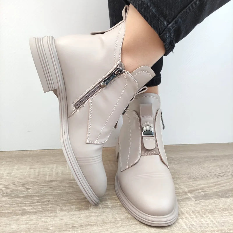 GHETE CASUAL DAMA KARISMA 50027B 03-N APRICOT - imagine 5
