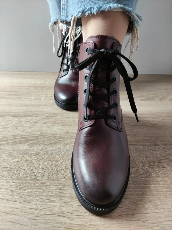 GHETE CASUAL DAMA MARCO TOZZI 25101-45 BORDO - imagine 3