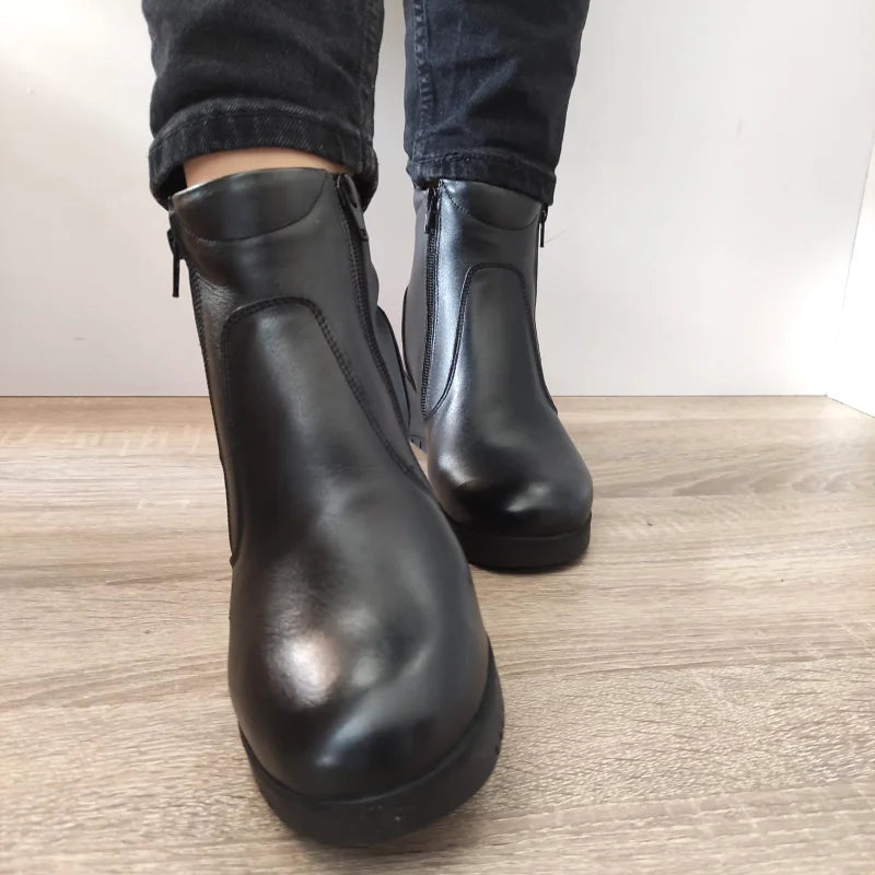 GHETE CASUAL DAMA NICOLIS 147837 NEGRE - imagine 5