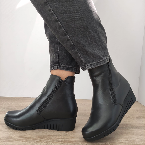 GHETE CASUAL DAMA NICOLIS 157555 NEGRE - imagine 3
