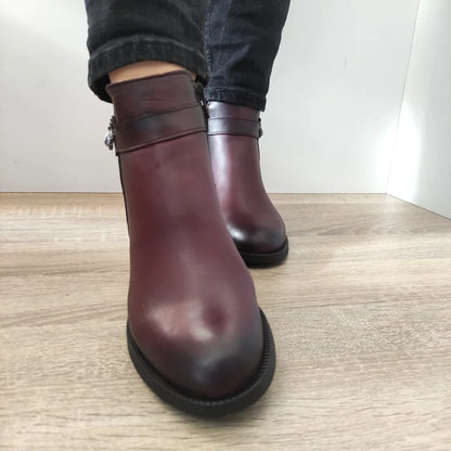 GHETE CASUAL DAMA NICOLIS 31901 BURGUNDI