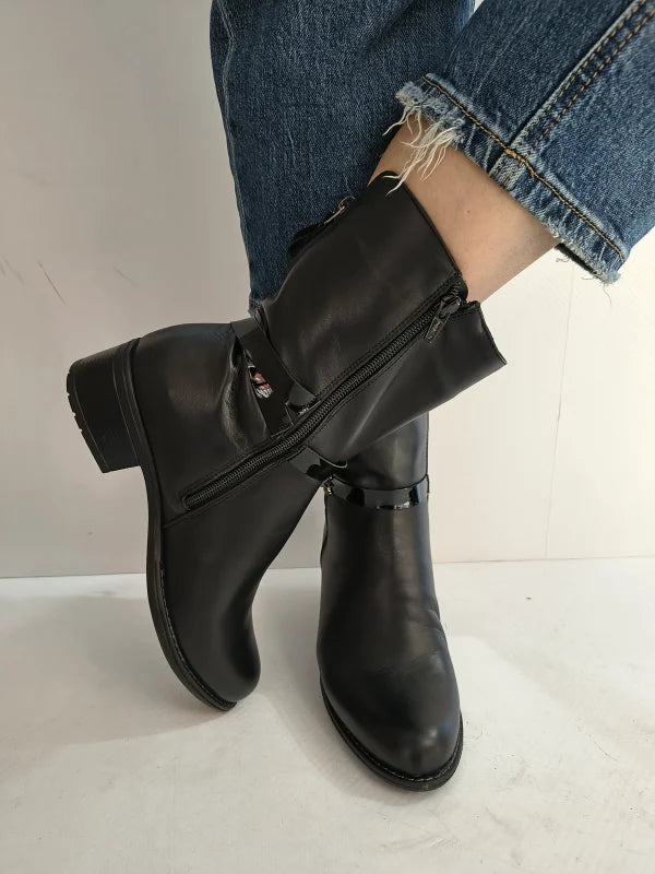 GHETE CASUAL DAMA NICOLIS 32494 NEGRE - imagine 5