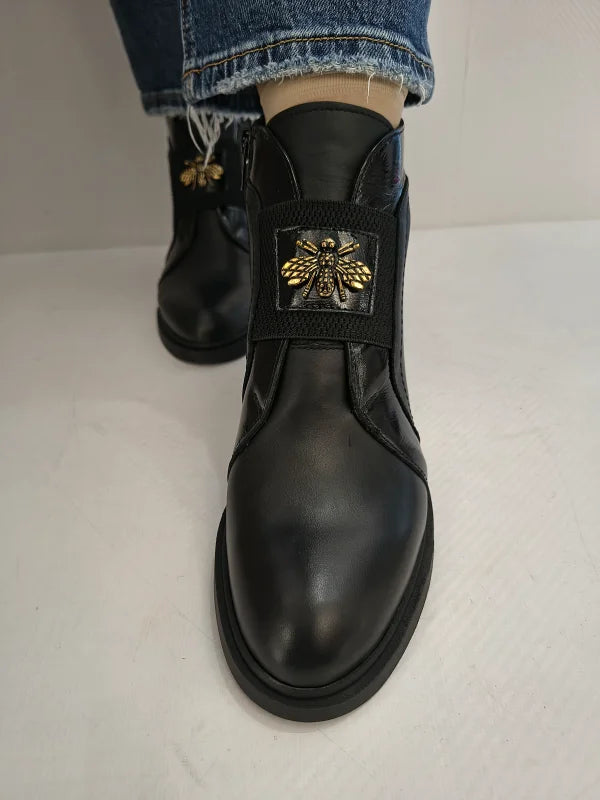 GHETE CASUAL DAMA NICOLIS 32715 NEGRE - imagine 3