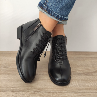 GHETE CASUAL DAMA PASS 30001A 01-N NEGRE