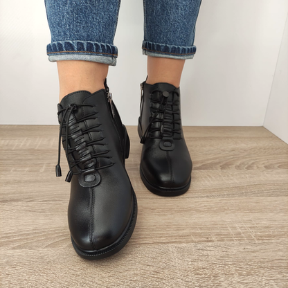 GHETE CASUAL DAMA PASS 30001A 01-N NEGRE