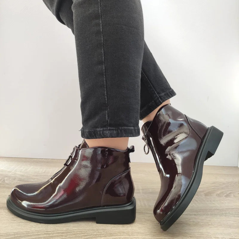 GHETE CASUAL DAMA PASS 450004 23-L BORDO LAC - imagine 5