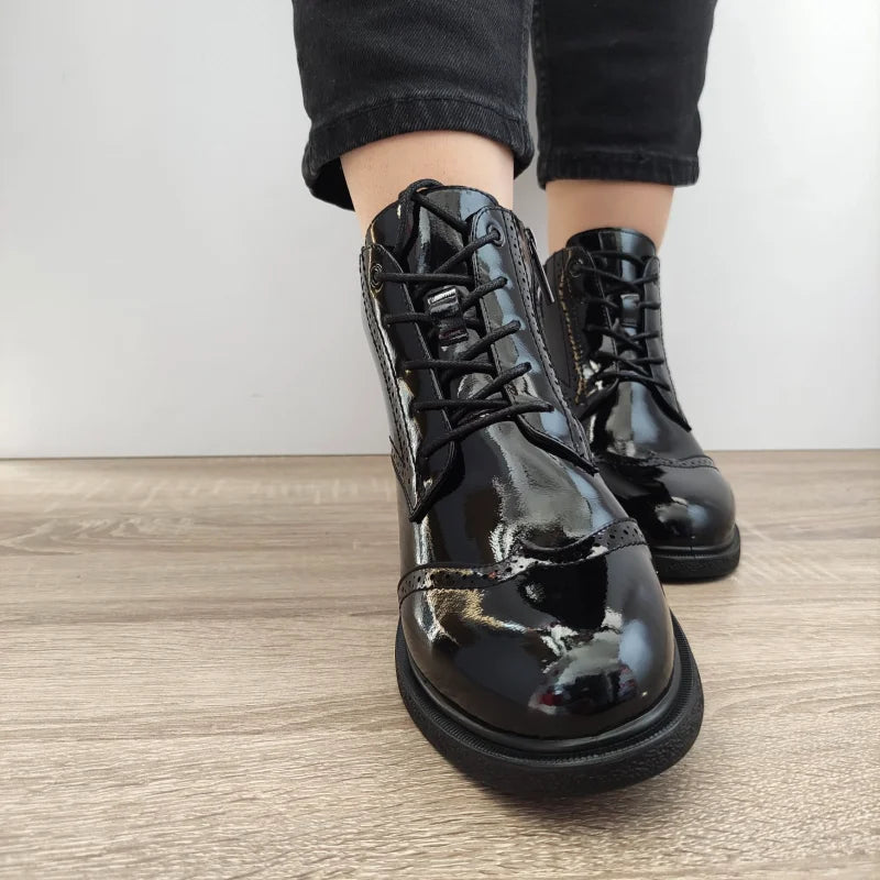 GHETE CASUAL DAMA PASS 550022B 01-1 NEGRE LAC