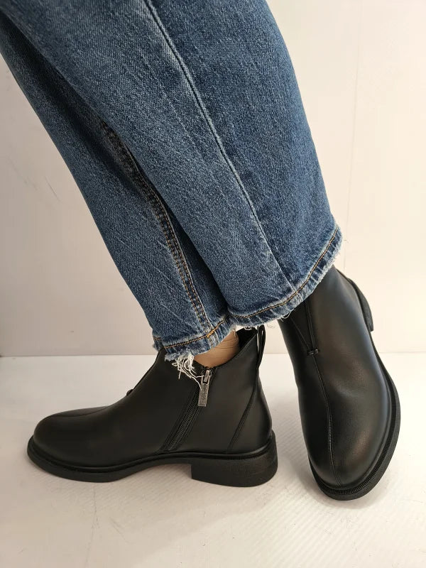 GHETE CASUAL DAMA PASS 570009D 01-N NEGRE - imagine 6