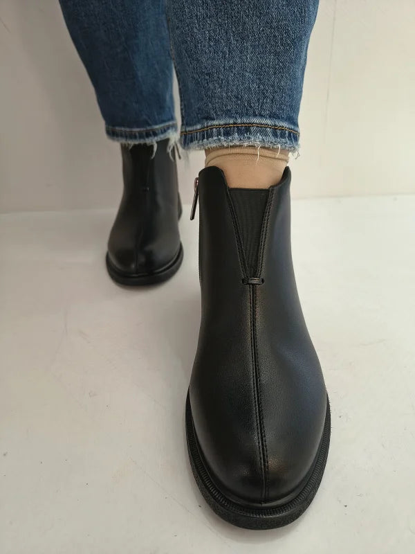 GHETE CASUAL DAMA PASS 570009D 01-N NEGRE - imagine 3