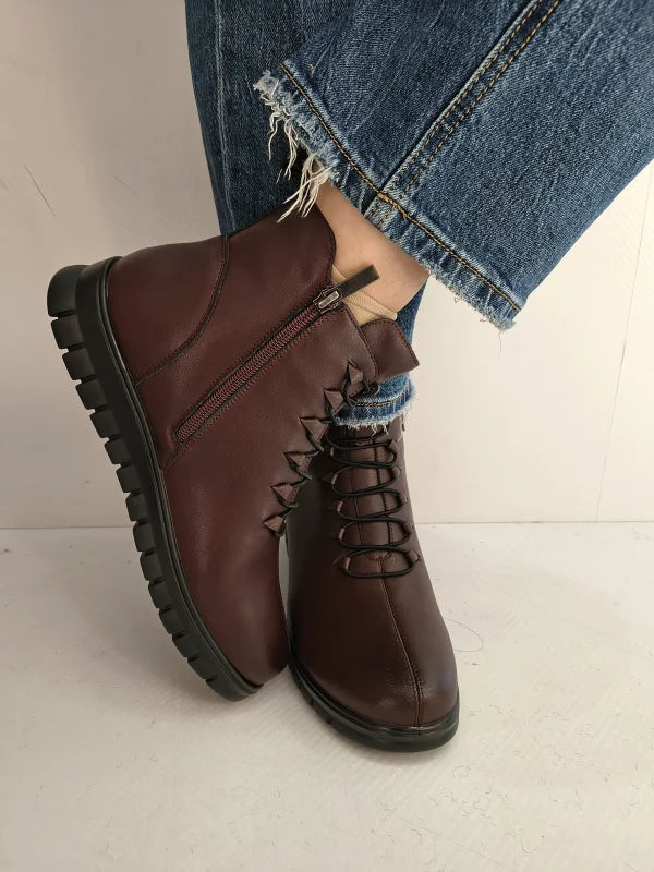 GHETE CASUAL DAMA PASS 570011C 23-N BORDO - imagine 4