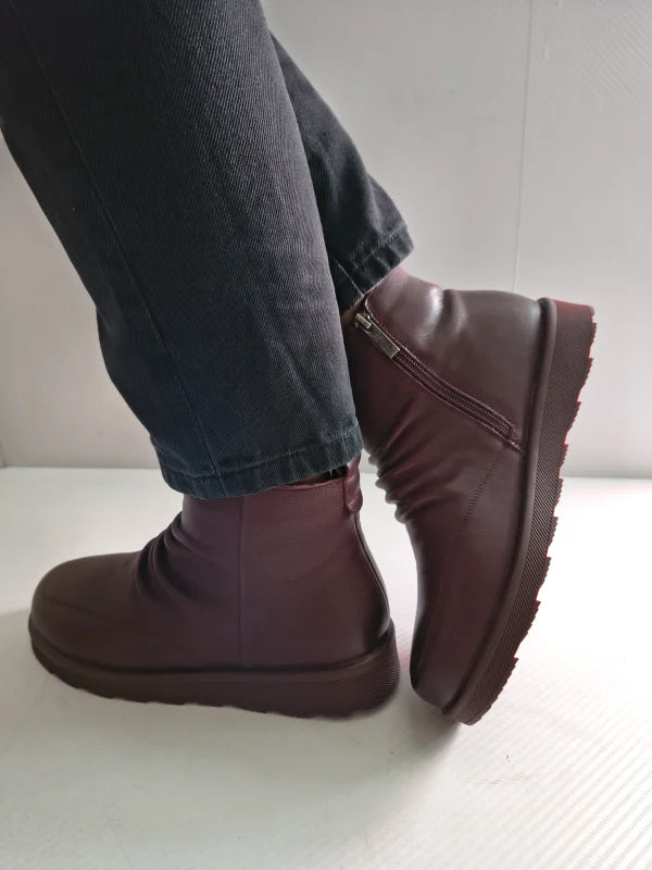 GHETE CASUAL DAMA PASS 570016C 23-N BORDO - imagine 3
