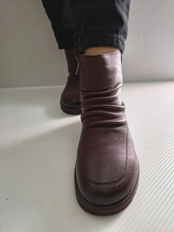 GHETE CASUAL DAMA PASS 570016C 23-N BORDO - imagine 4