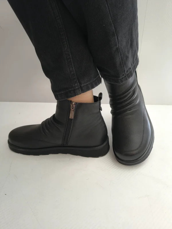 GHETE CASUAL DAMA PASS 570016D 01-N NEGRE - imagine 6