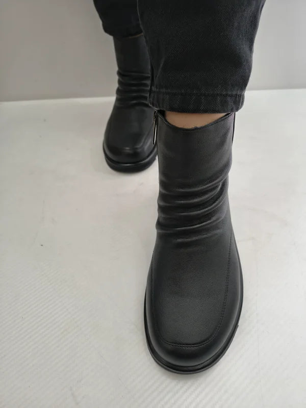 GHETE CASUAL DAMA PASS 570016D 01-N NEGRE - imagine 3