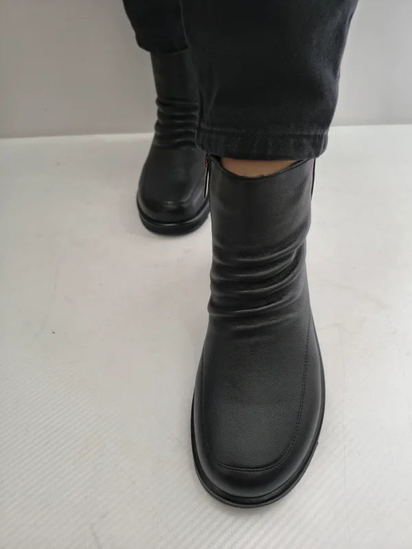 GHETE CASUAL DAMA PASS 570016D 01-N NEGRE - imagine 4