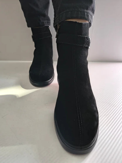 GHETE CASUAL DAMA PASS 70005B 01-I NEGRE VELUR