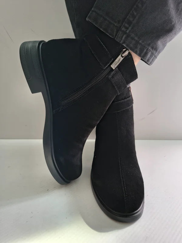 GHETE CASUAL DAMA PASS 70005B 01-I NEGRE VELUR