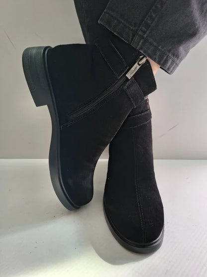 GHETE CASUAL DAMA PASS 70005B 01-I NEGRE VELUR