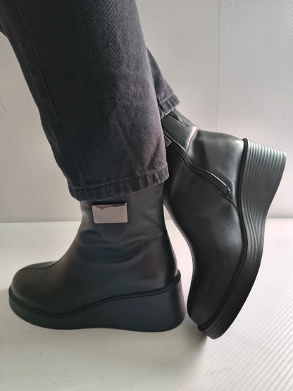 GHETE CASUAL DAMA PASS 70007 01-N NEGRE