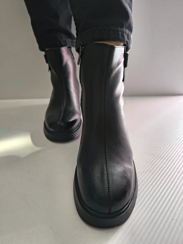 GHETE CASUAL DAMA PASS 70007 01-N NEGRE