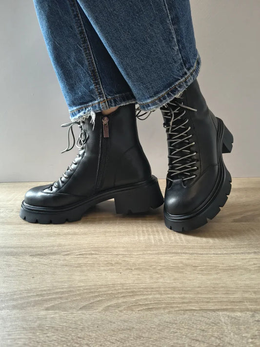 GHETE CASUAL DAMA PASS 70028A 01-N NEGRE