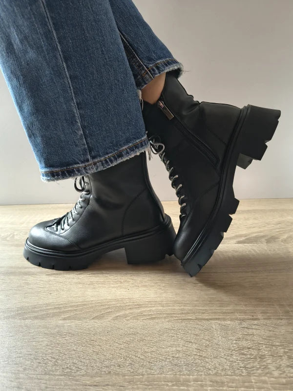 GHETE CASUAL DAMA PASS 70028A 01-N NEGRE