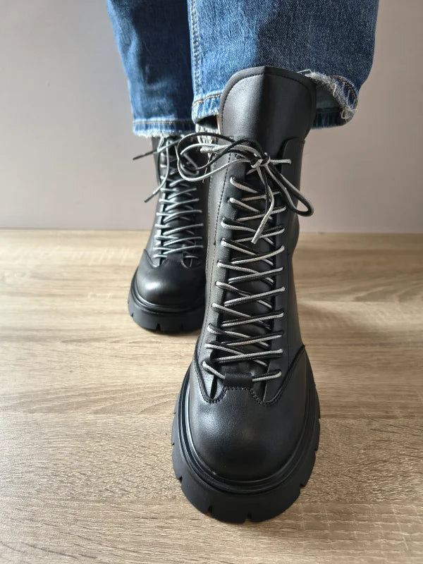 GHETE CASUAL DAMA PASS 70028A 01-N NEGRE