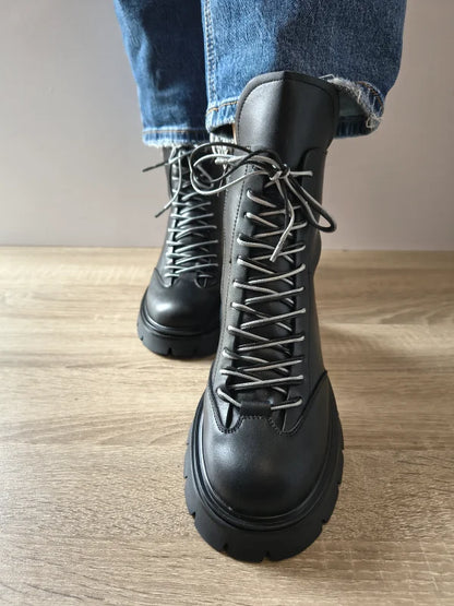 GHETE CASUAL DAMA PASS 70028A 01-N NEGRE