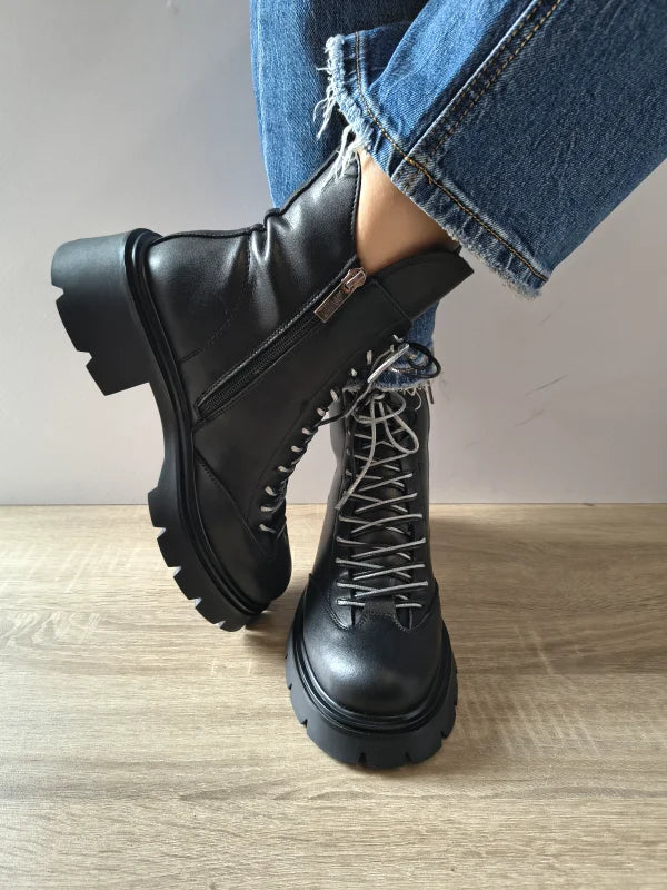 GHETE CASUAL DAMA PASS 70028A 01-N NEGRE