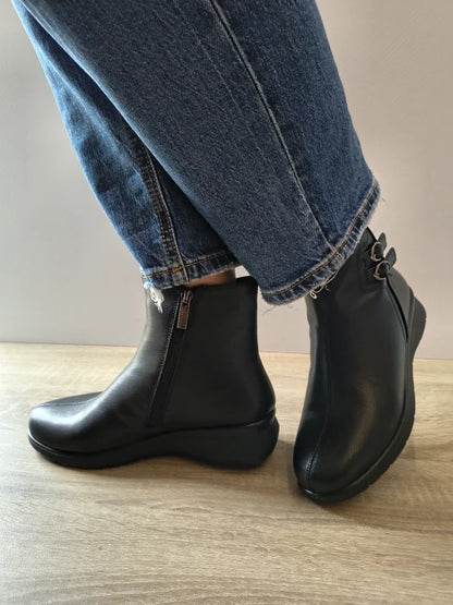 GHETE CASUAL DAMA PASS 70030A 01-N NEGRE