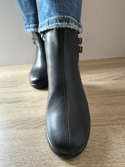 GHETE CASUAL DAMA PASS 70030A 01-N NEGRE