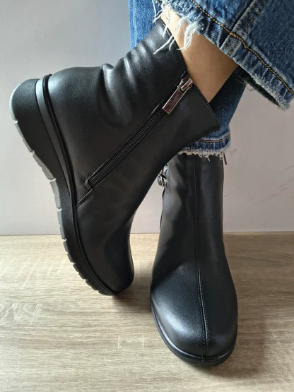 GHETE CASUAL DAMA PASS 70030A 01-N NEGRE