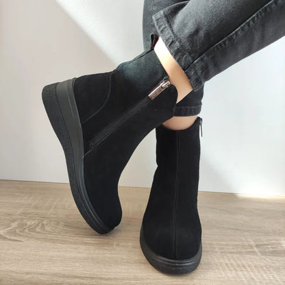GHETE CASUAL DAMA PASS 850010B 01-I NEGRE VELUR