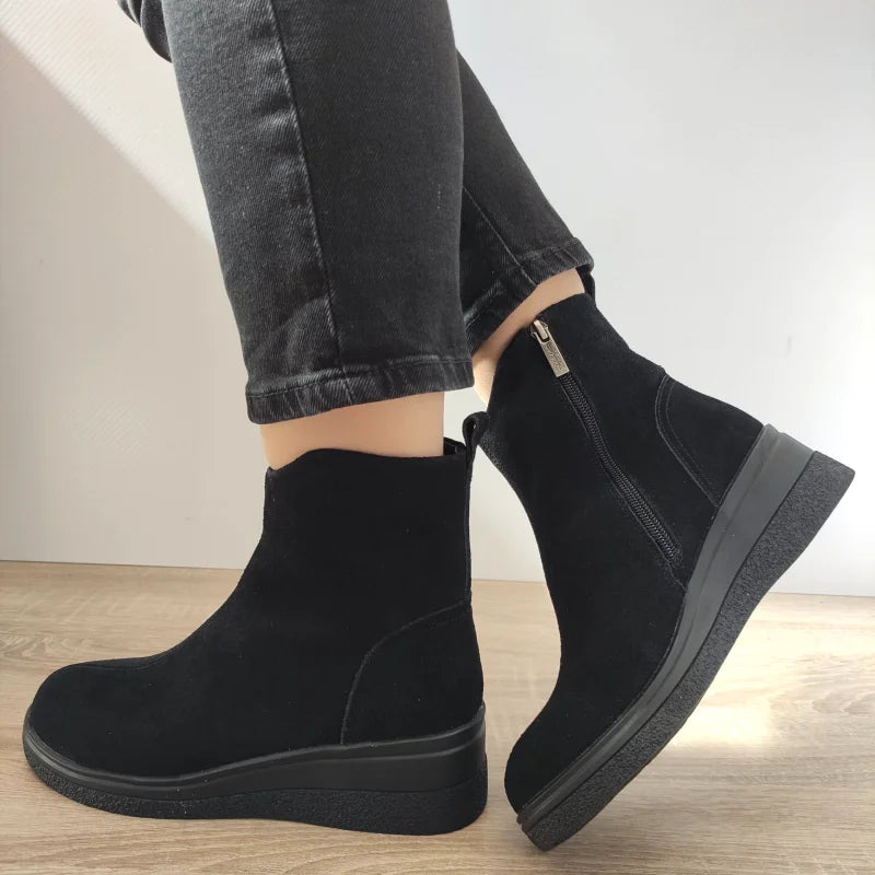 GHETE CASUAL DAMA PASS 850010B 01-I NEGRE VELUR