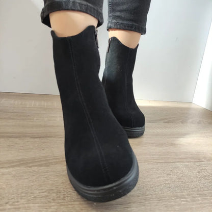 GHETE CASUAL DAMA PASS 850010B 01-I NEGRE VELUR