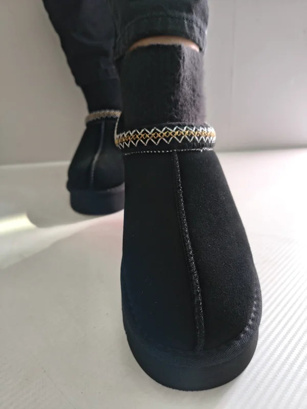 GHETE CASUAL DAMA PASS 870006A 01-Z NEGRE VELUR - imagine 4