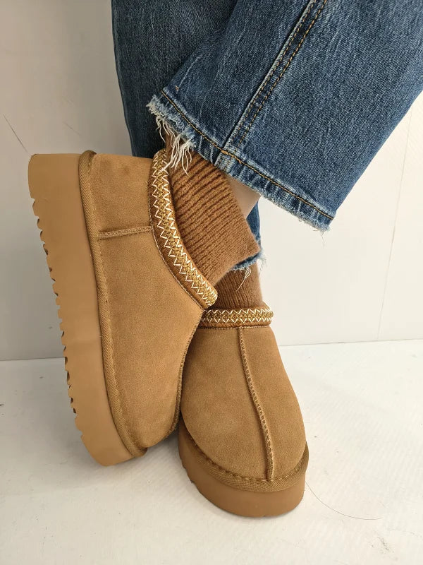 GHETE CASUAL DAMA PASS 870006B 04-Z CAMEL VELUR - imagine 5