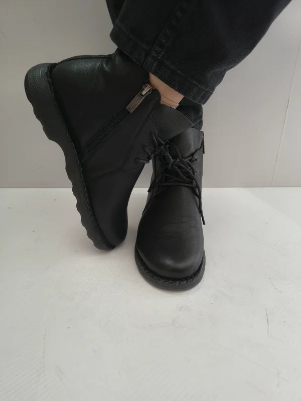 GHETE CASUAL DAMA PASS 870026A 01-N NEGRE - imagine 4