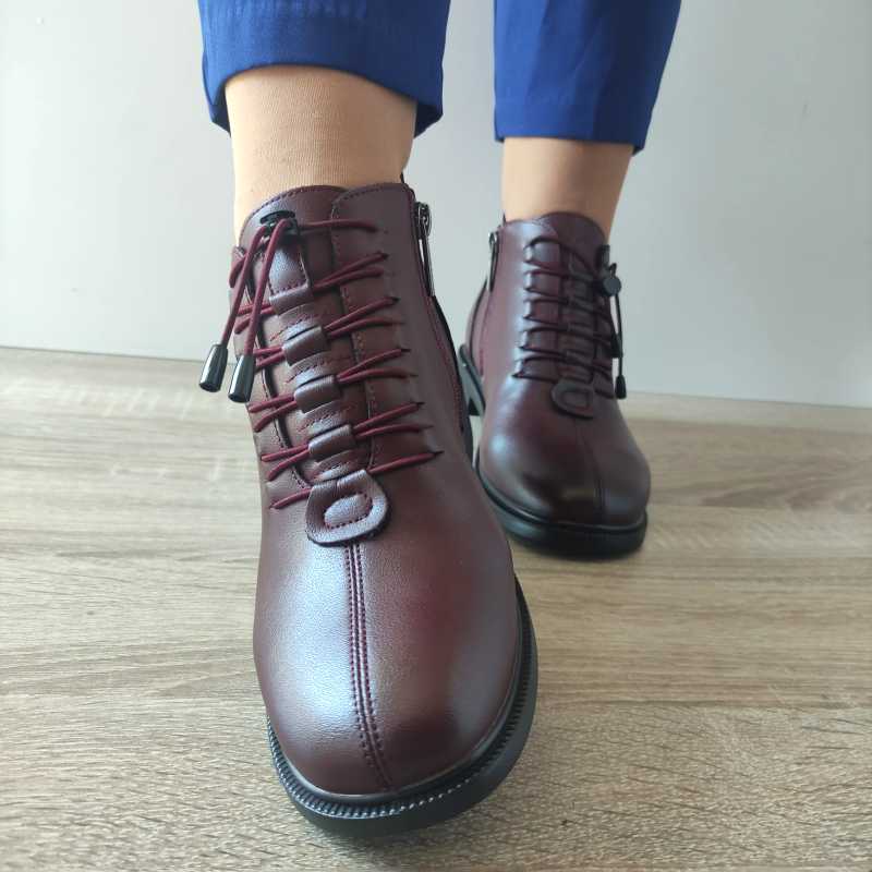 GHETE CASUAL DAMA PASS 930001B BORDO - imagine 5